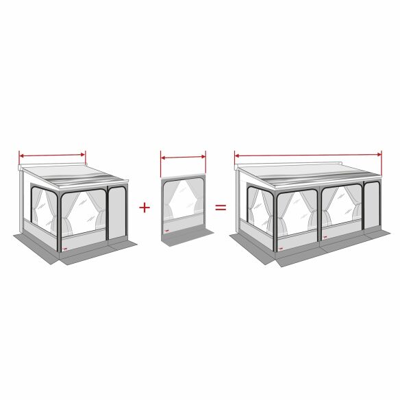 Fiamma Privacy Room Frontpanele 25 - Frontwanderweiterung