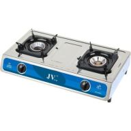Edelstahlkocher Turbo 2-Flamm mit ZS 7 kW 310/631