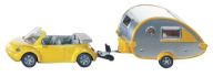 VW Beetle Cabrio mit Tab-Wohnwagen 67 122