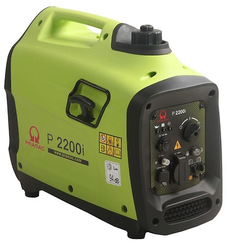 Pramac Stromerzeuger Generator P2200I Mod.2022 inkl. Abgas Set / Wartungsset & Elektroprüfung