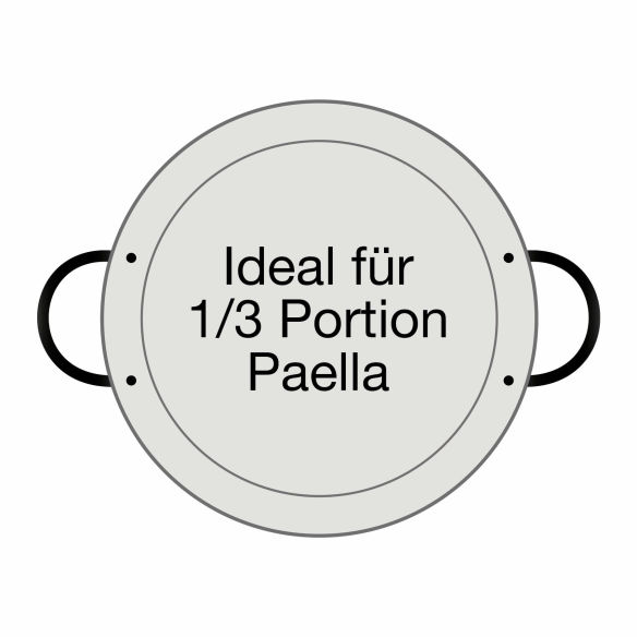 Paella-Pfanne Stahl poliert Ø 22 cm