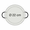 Paella-Pfanne Stahl poliert Ø 22 cm