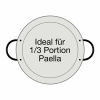 Paella-Pfanne Stahl poliert Ø 24 cm