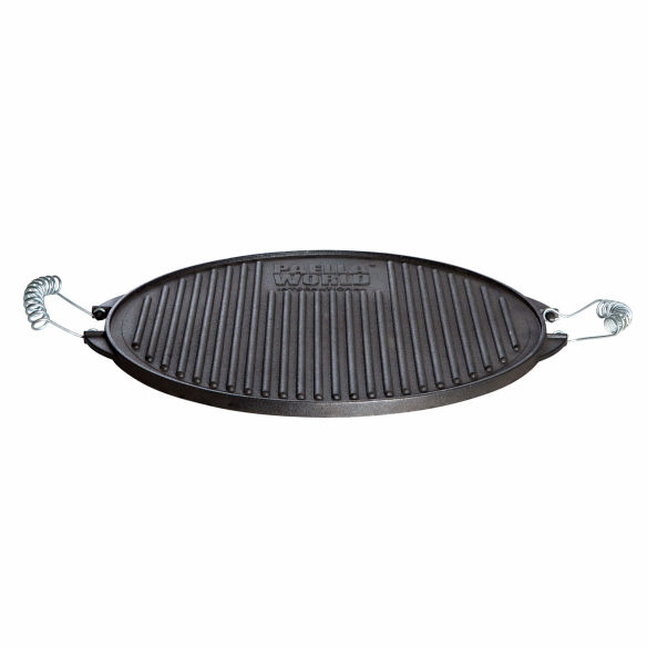 Paella-Grill-Set 1 inkl. Grillplatte aus Gusseisen mit Zündsicherung - Gastro-/Catering-Ausführung -