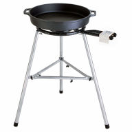 Paella-Grill-Set 3 Gusspfannen 60cm mit Zündsicherung Gastro-/Catering-Ausführung 104503z