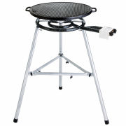 Paella-Grill-Set 3 inkl. Grillplatte aus Gusseisen 55cm