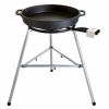 Paella-Grill-Set 4 Gusspfannen 80cm mit Zündsicherung Gastro-/Catering-Ausführung