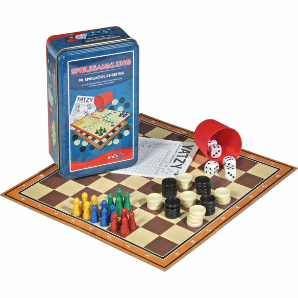 Spielesammlung in Metallbox Spielesammlung in Metallbox