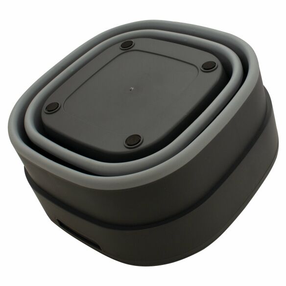 Faltbarer Abfalleimer mit Sensor