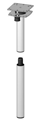 Ausdrehfuß S 70 cm für Tischplatte 