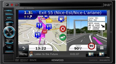 Kenwood Navigationssystem DNX450TR für Wohnmobile und LKWs