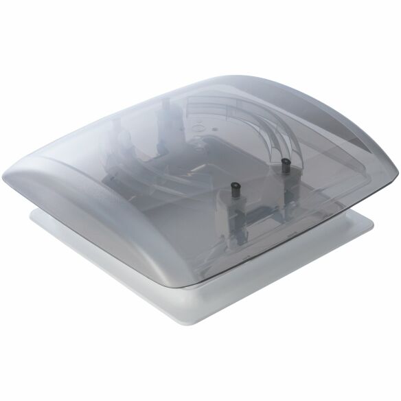 Dachhaube VisionVent S pro mit Fliegengitter und Verdunkelung, signalweiß