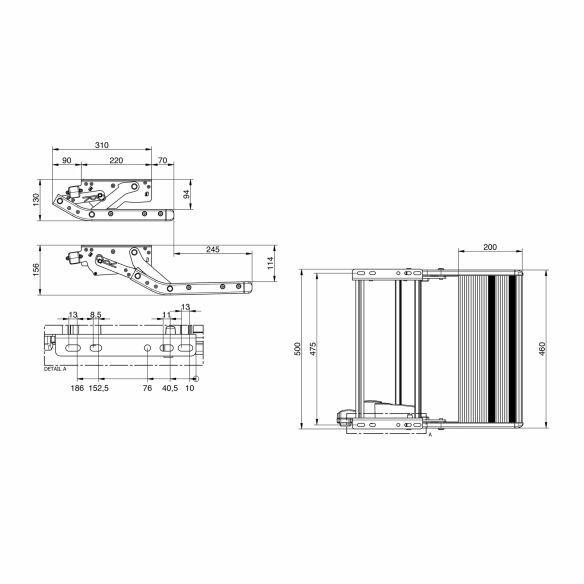 Thule Single Step V10 manuell 550 Alu