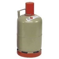 Stahl Gasflasche 5 kg (ohne Füllung) 320/350