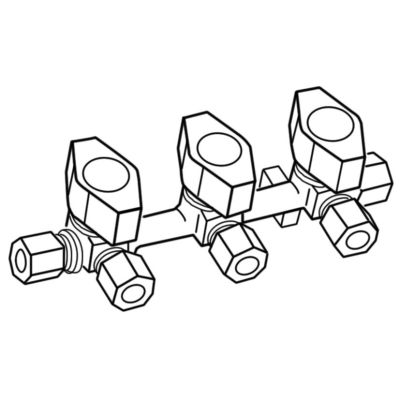 Verteilerblock Rohrverschraubung SB