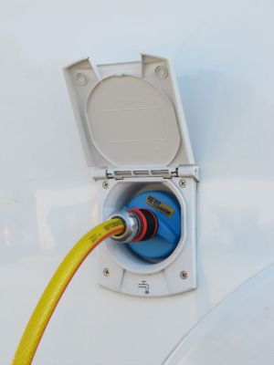 HEOSwater 5251 - Bouchon Connecteur Universel Bleu Pour Réservoir D'Eau Camping-Car Et Caravane