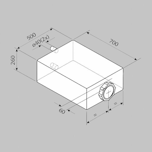 Abwassertank 85