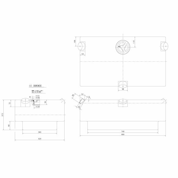 Frischwassertank 124