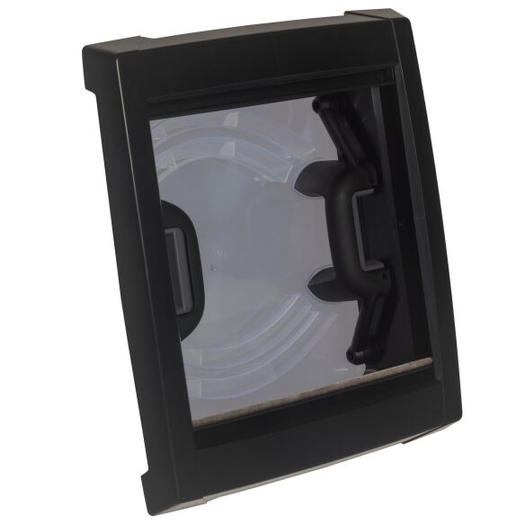 Dachhaube VisionVent S pro mit Fliegengitter und Verdunkelung, schwarz