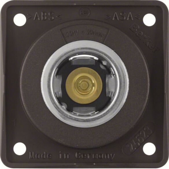 Powersteckdose braun, lose