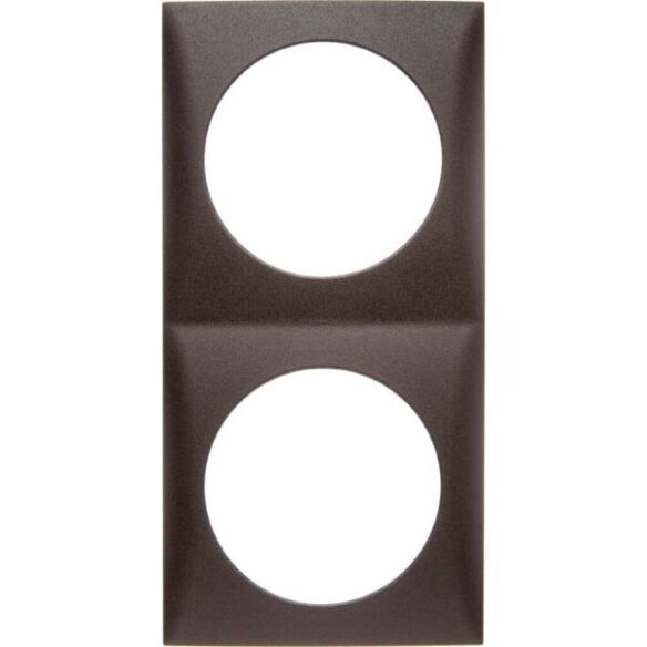 Rahmen 2-fach braun, lose