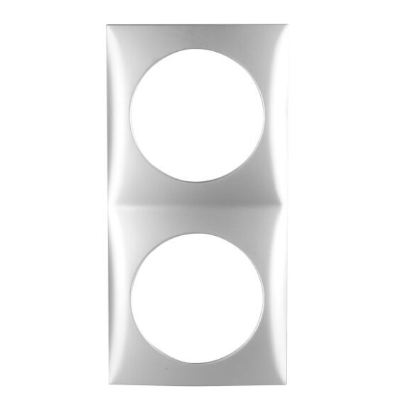 Rahmen 2-fach chrom matt, lose