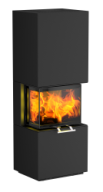 Olsberg Kaminofen Osorno S • Stahl, schwarz 5.7 kW Mod. 2025 41/6461