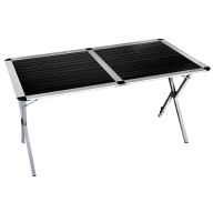 Yaccu ALUMINIUM-Rolltisch 141 x 81 x 70 cm mit Ablagenetz 11010018