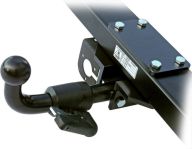 Anhängekupplung für ALKO-Chassis / alle Typen mit tragfähiger Rahmenverlängerung, Kugelkopf abnehmbar