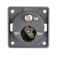 Steckdose 12 V/SAT, anthrazit 321/267