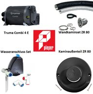 Truma Heizgerät Combi 4 E iNet X Panel 2 Komplett-Set 33715-20-SET
