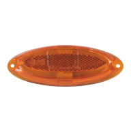 Markierungsleuchte oval orange 140/210
