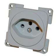 Steckdose CH hellgrau, lose 321/119-1