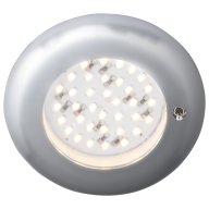 Einbauspot Nova 36SMD 12V,mattsilber mit Schalter 320/838