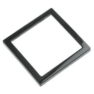 Abdeckrahmen schwarz hochglänzend, 1-fach 321/171