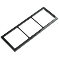 Abdeckrahmen schwarz hochglänzend, 3-fach 321/173
