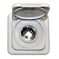 Steckdose 12 V, hellgrau 321/107