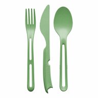 Koziol Geschirrserie Organic Besteck-Set 3-teilig, grün 551/261