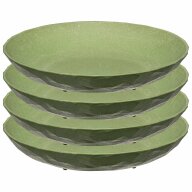 Koziol Geschirrserie Organic Suppenteller ø 22 cm,  4er-Set, grün 551/258