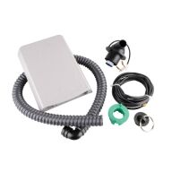 Elektrische WC-Entlüftung für CT 3000 und CT 4000, Türvariante hellgrau 301/161