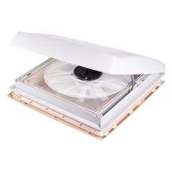 Dachhaube transparent mit Ventilator, 12 Volt