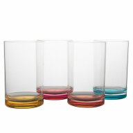 Trinkgläser 4er-Set Trinkglas 300 ml, bunt 550/470