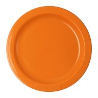 Teller flach orange