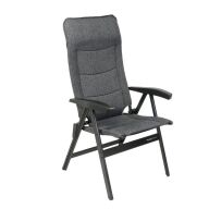 Westfield Campingstuhl Noblesse Deluxe Grau Meliert 611/012