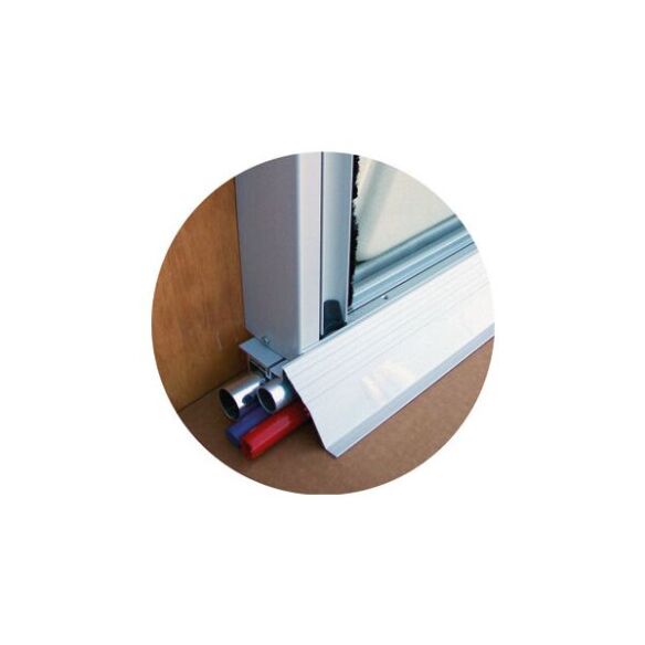 Horrex Plissee Fliegenschutztür, 1850 mm, weiß