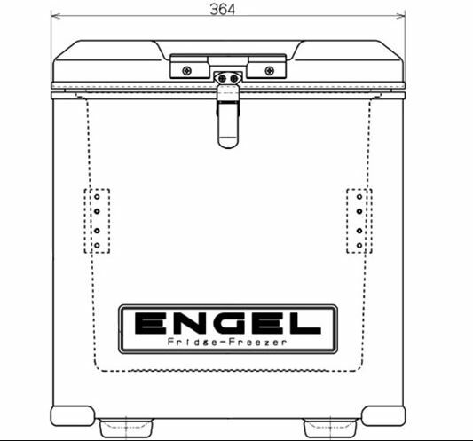 ENGEL Kompressor Kühlbox MT35F-V 32Liter, 12/24/230V, anthrazit