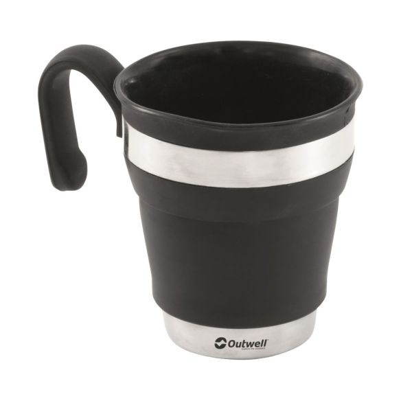 Faltbare Tasse schwarz