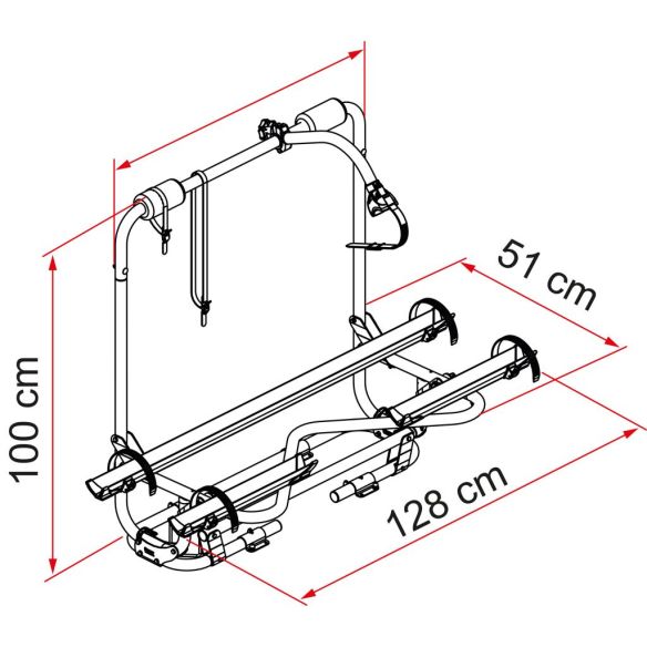 Deichselträger Caravan XL A Pro Skizze