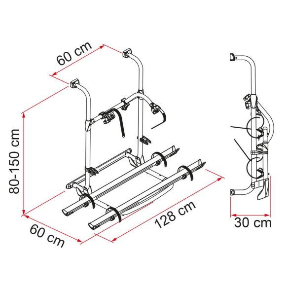 Fahrradträger Carry-Bike Pro Skizze