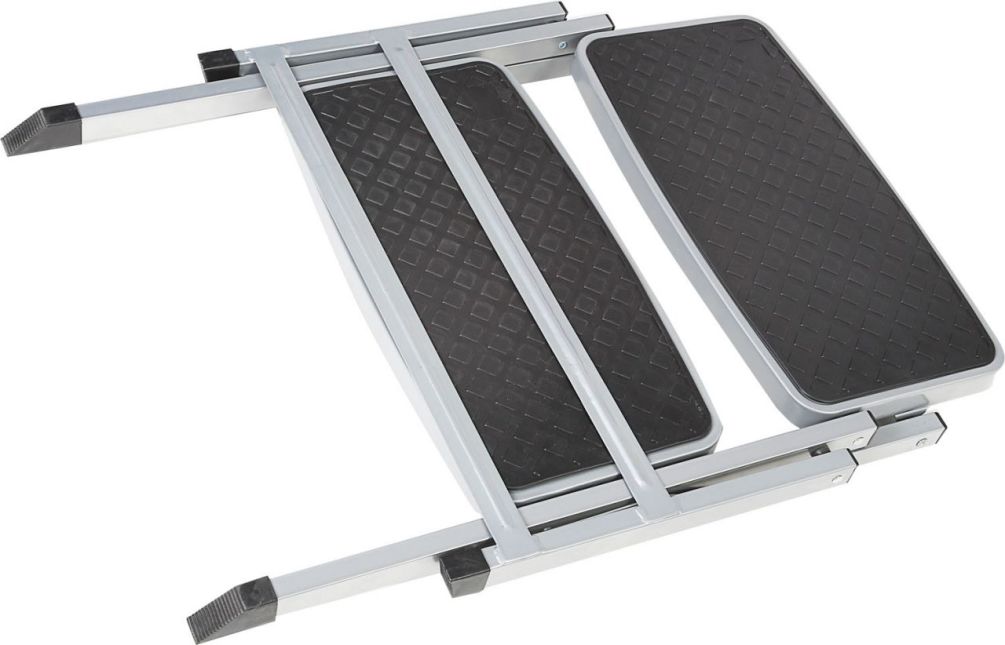Brunner King Step Double – Doppel-Trittstufe Für Wohnmobile & Wohnwagen, Stahl, 150kg Belastbar